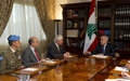 USG Ladsous meets Lebanese leaders in Beirut