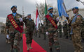 Major-General Paolo Serra takes over Command of UNIFIL, 28 January 2012