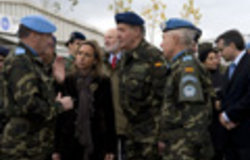 King of Spain Visits UNIFIL, 09 February 2010